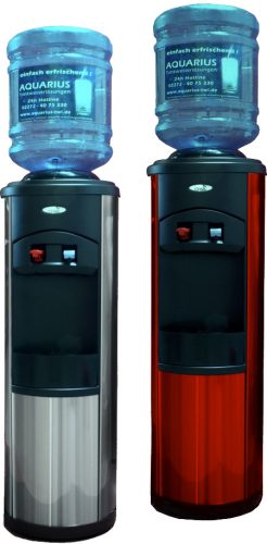 QUARRTZ-silber-rot Wasserspender-QUARRTZ-AQUARIUS-Trinkwasserlösungen-NRW
